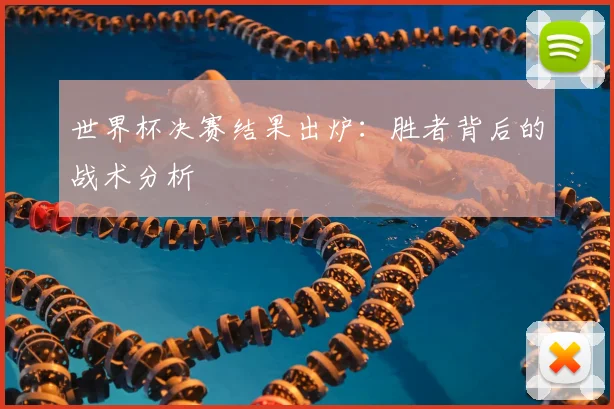 世界杯决赛结果出炉:胜者背后的战术分析