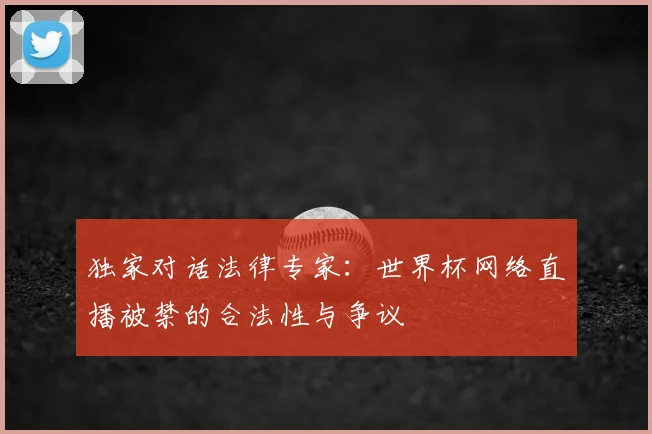 独家对话法律专家：世界杯网络直播被禁的合法性与争议