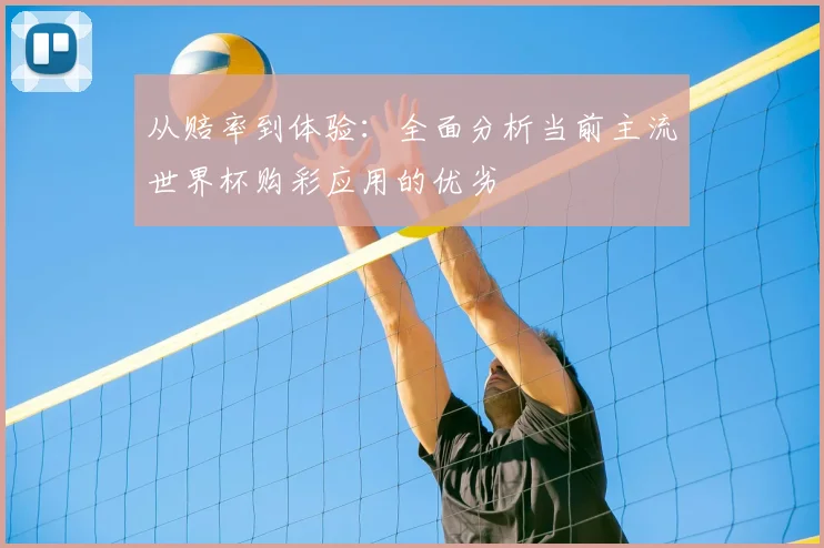 从赔率到体验：全面分析当前主流世界杯购彩应用的优劣